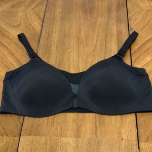 Hanes Black Front Closure Bra Size 3xl.
